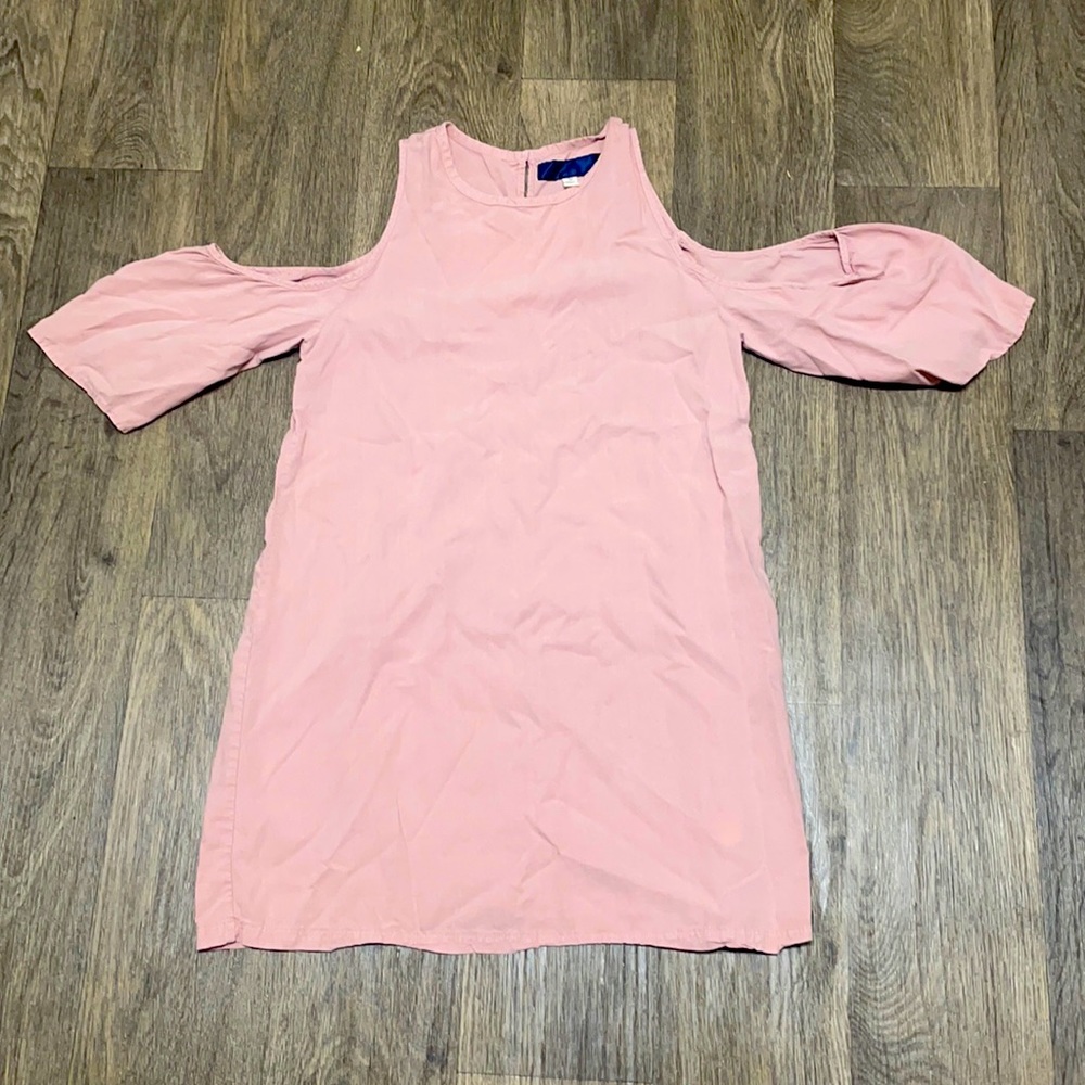 Mauve Cold Shoulder Sack Dress